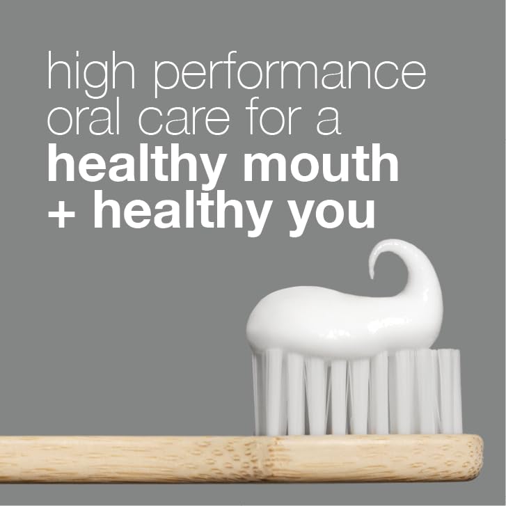 Fluoride Free Toothpaste, Teeth Whitening, Antiplaque, SLS (Sulfate) Free, Promotes Enamel Health, Mouth & Gum Detox, EWG Verified, Peppermint, 5.25Oz