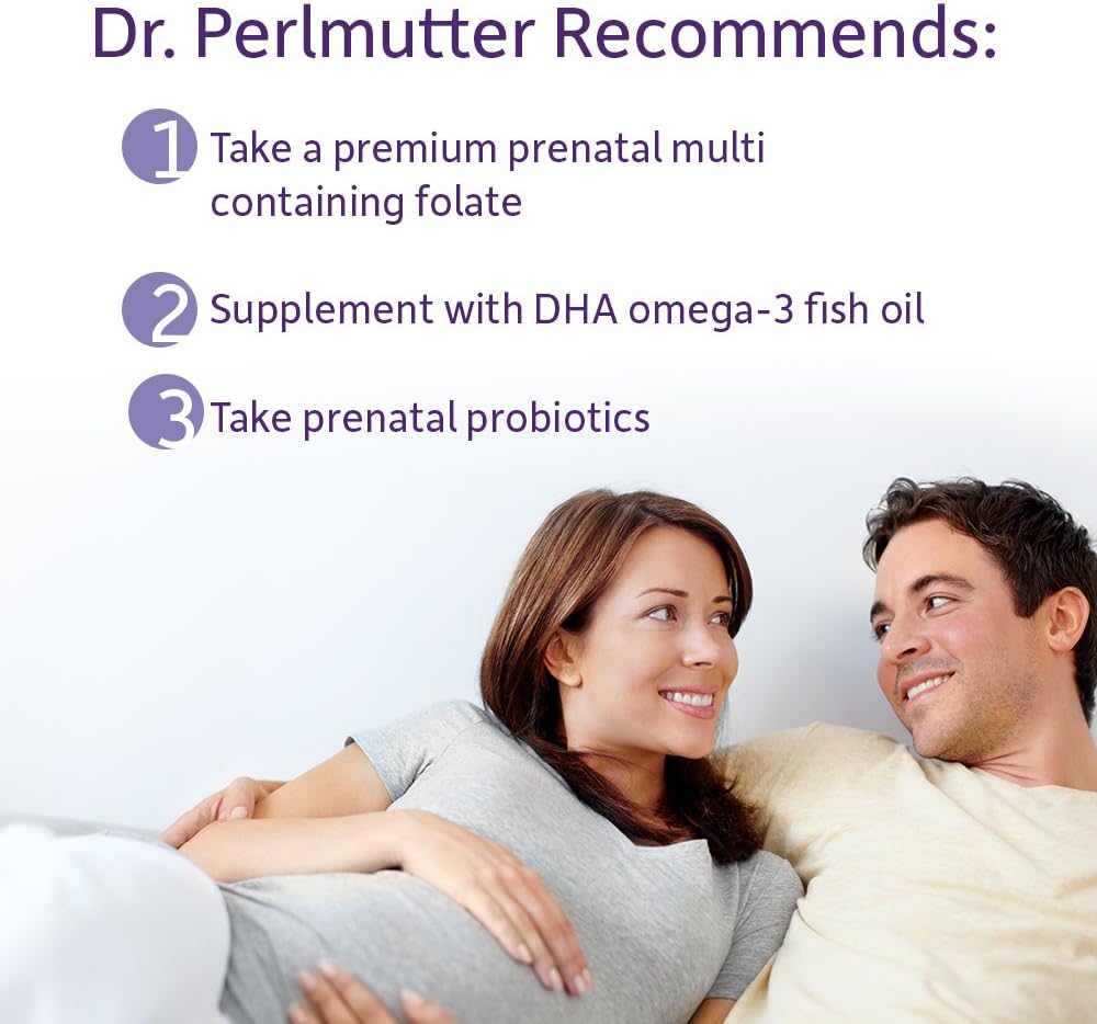 - Dr. Formulated Probiotics Once Daily Prenatal - Acidophilus and Bifidobacteria Probiotic Support for Mom and Baby - Gluten, Dairy, and Soy-Free - 30 Vegetarian Capsules