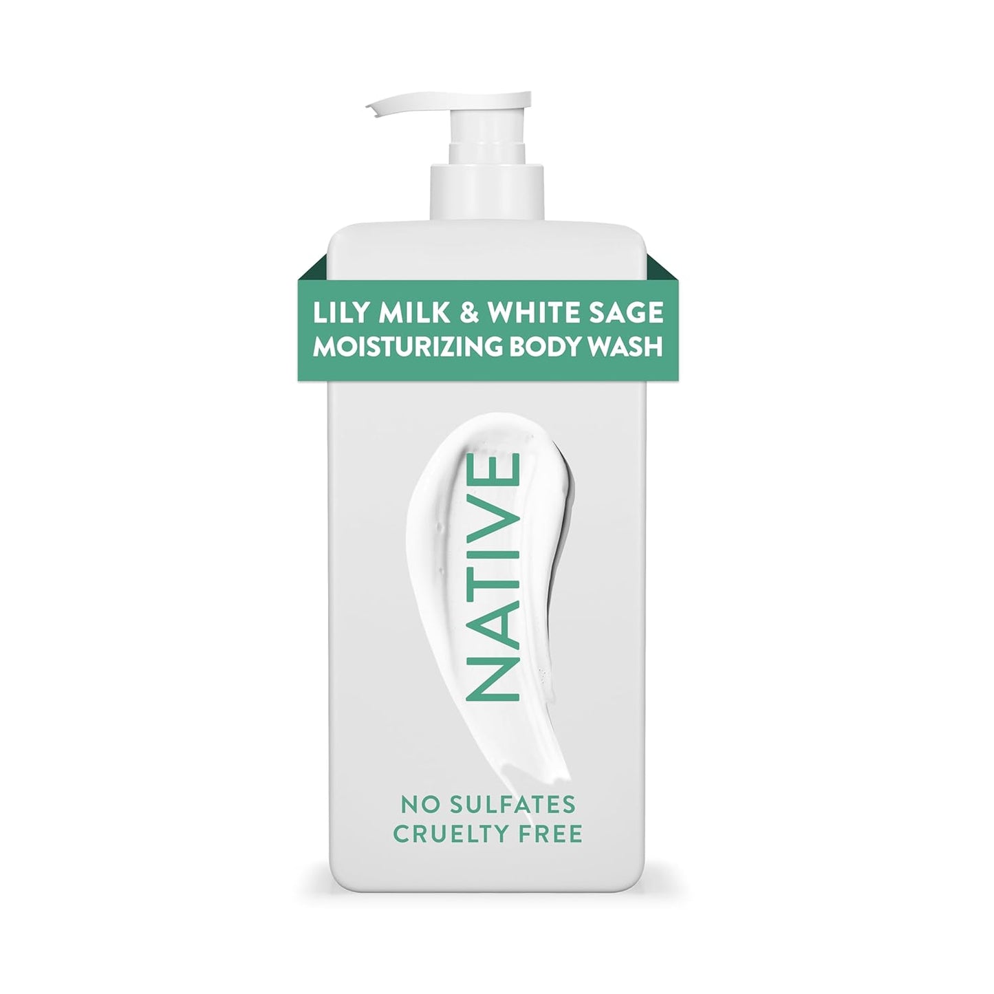 Moisturizing Body Wash Contains Naturally Derived Ingredients | for Women & Men, Sulfate, Paraben, & Dye Free Leaving Skin Soft and Hydrated | Shea Butter & Almond 18 Oz