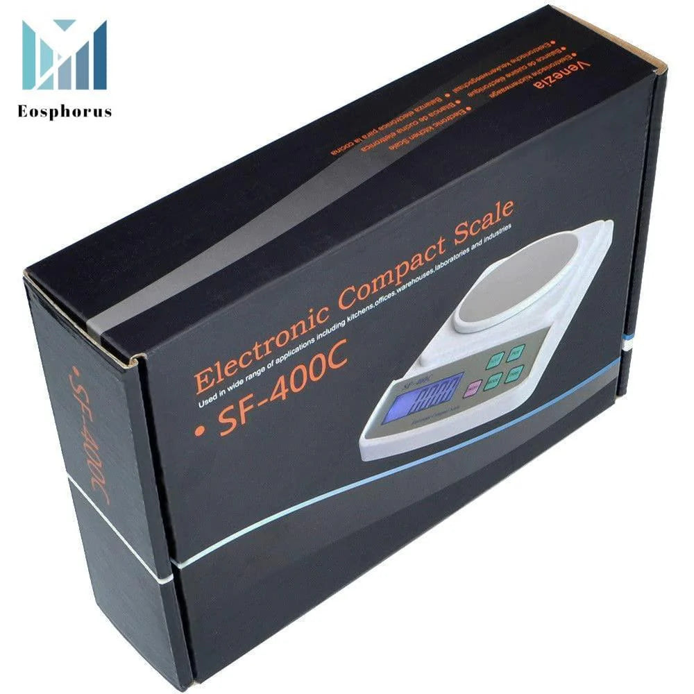 Ounce and Gram Scale 0.01G Accuracy Mass Balance Chemistry Digital Scale Electronic LCD Science Lab Laboratory Digital Scale USB Charger and AC DC Adapter Included