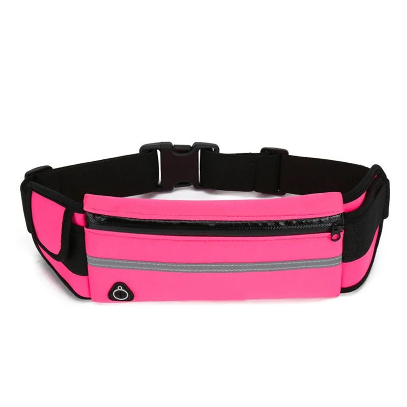 Jupitergear Sports Running Belt and Travel Fanny Pack for Jogging, Cycling and Outdoors with Water Resistant Pockets