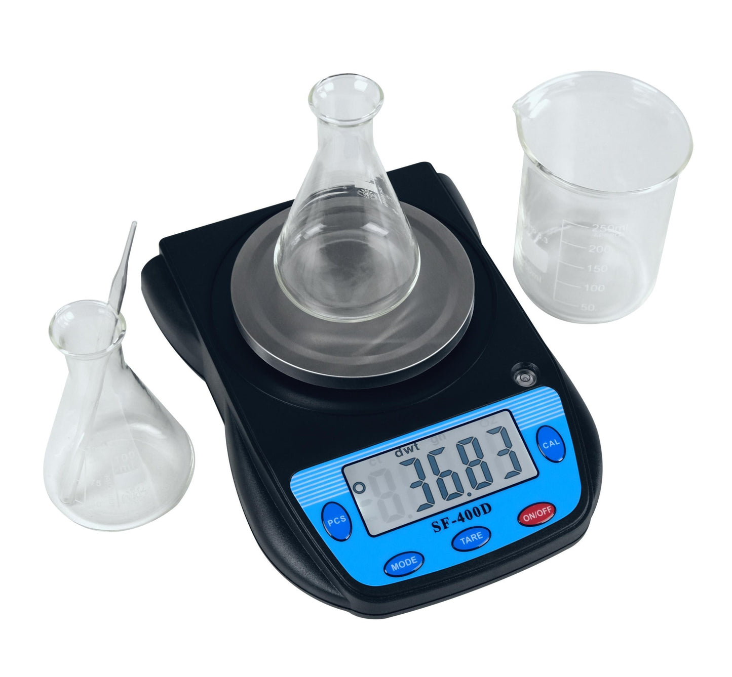Ounce Carat and Gram Scale 0.01G Accuracy Electronic Scale Science Digital Scale Lab Balance LCD 600G Capacity USB Charger and AC DC Adapter Included