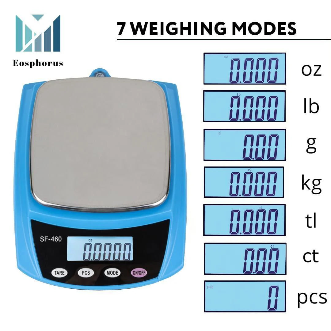 Ounce Carat and Gram Scale 0.01G Accuracy 600 G Capacity Analytical Science Lab
