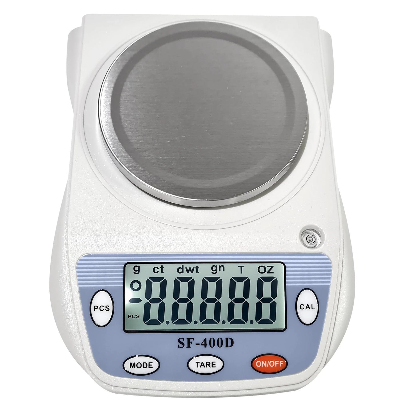 Eosphorus Science Digital Scale Lab Balance Gram Scale 0.01G Accuracy Electronic Scale Laboratory Digital Scale Chemistry Jewelry – Carats, Ounces and Grams Scale (SF 400D R W)