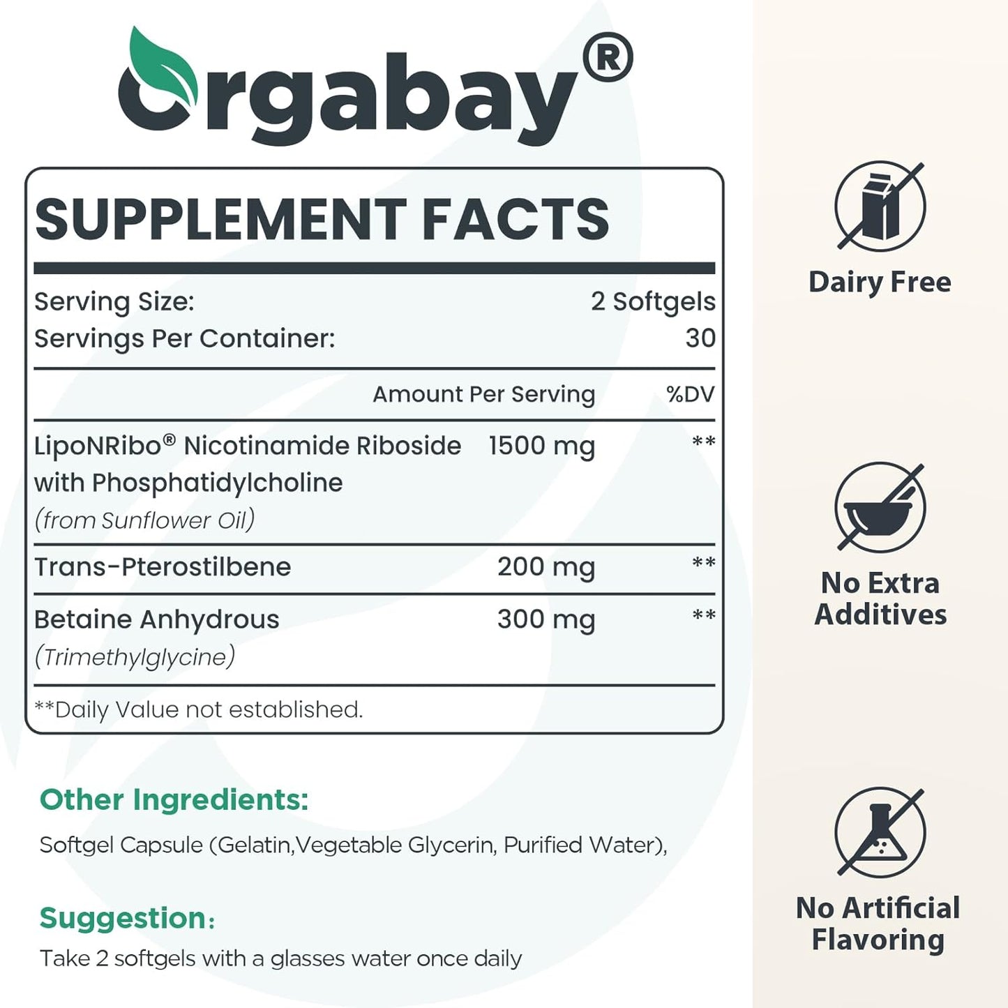 Liposomal NAD+ Supplement 500 Mg, High Absorption, Boost NAD+ with TMG 250 Mg, Actual NAD plus More Efficient than Nicotinamide Riboside, Support Cellular Energy, Healthy Aging | 60 Softgels