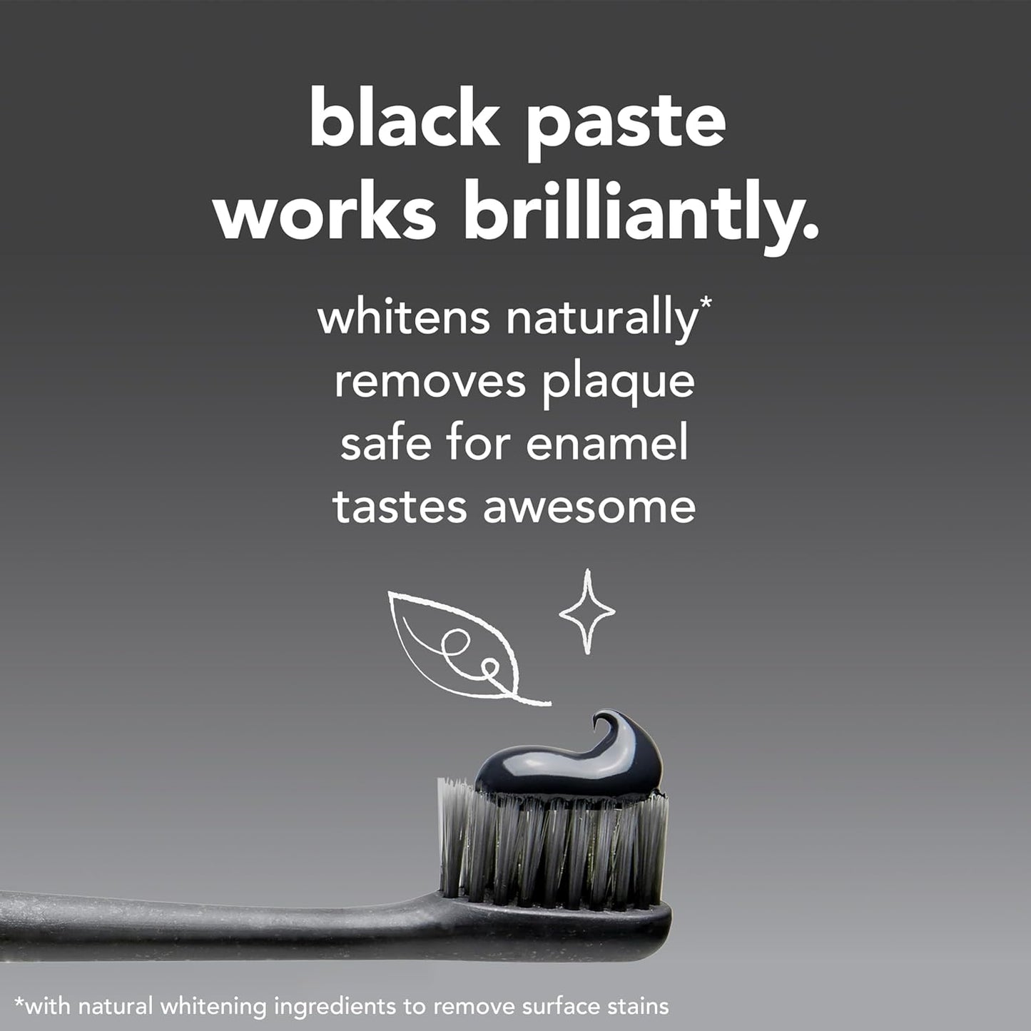 Activated Charcoal Toothpaste, Fluoride Free with Activated Charcoal, Teeth Whitening Toothpaste with Fresh Mint and Coconut Oil, No SLS, Vegan, Gluten Free, 3 Pack, 4 OZ Tubes