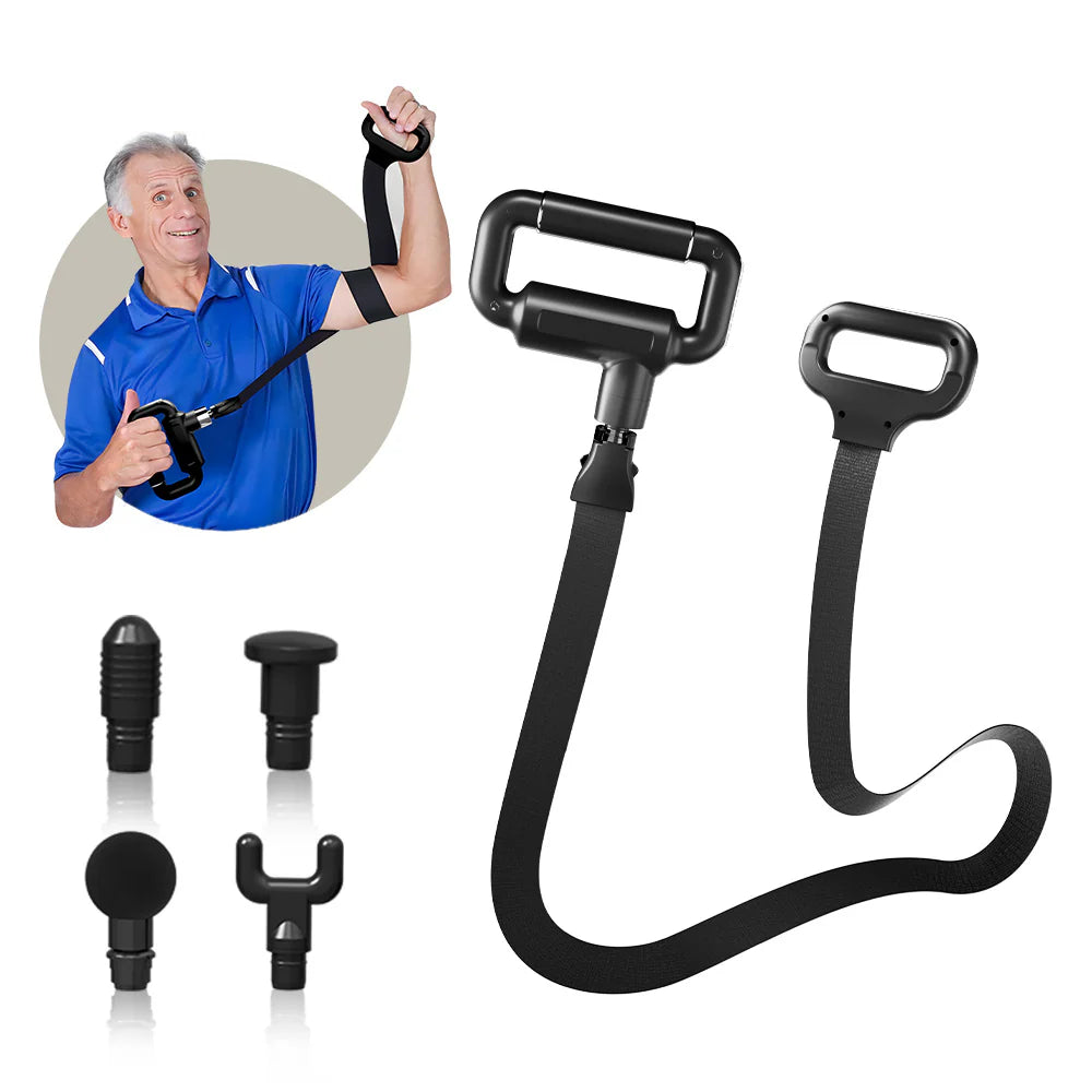 Best Selling Fascia Massager with Waist Belt - 6-Speed Deep Muscle Massager, Portable Fitness and Relaxation Therapy Equipment
