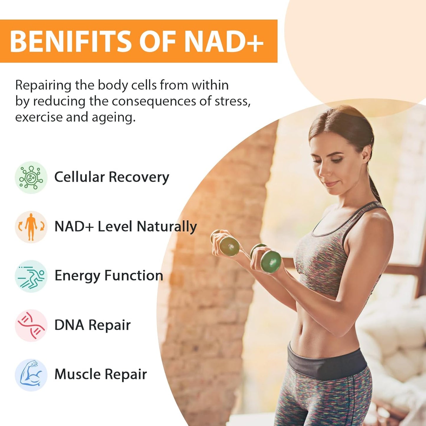 Liposomal NAD+ Supplement 500 Mg, High Absorption, Boost NAD+ with TMG 250 Mg, Actual NAD plus More Efficient than Nicotinamide Riboside, Support Cellular Energy, Healthy Aging | 60 Softgels