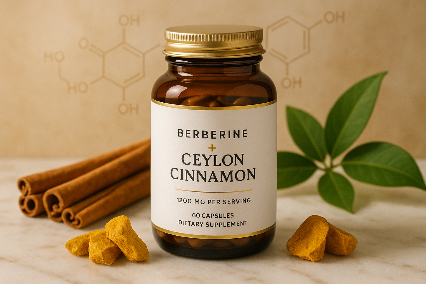 For my herbal shopify store, I really need to boost sales. I need customer trust. I need repeat customers. I need an image for each herb that will draw in customers of all types. The compulsive buyers, the TikTok buyers, the upscale buyers, older generation, younger generation, the cheap buyers, the wealthy buyers, upper class buyers. For the herb, Berberine + Ceylon Cinnamon in capsule form