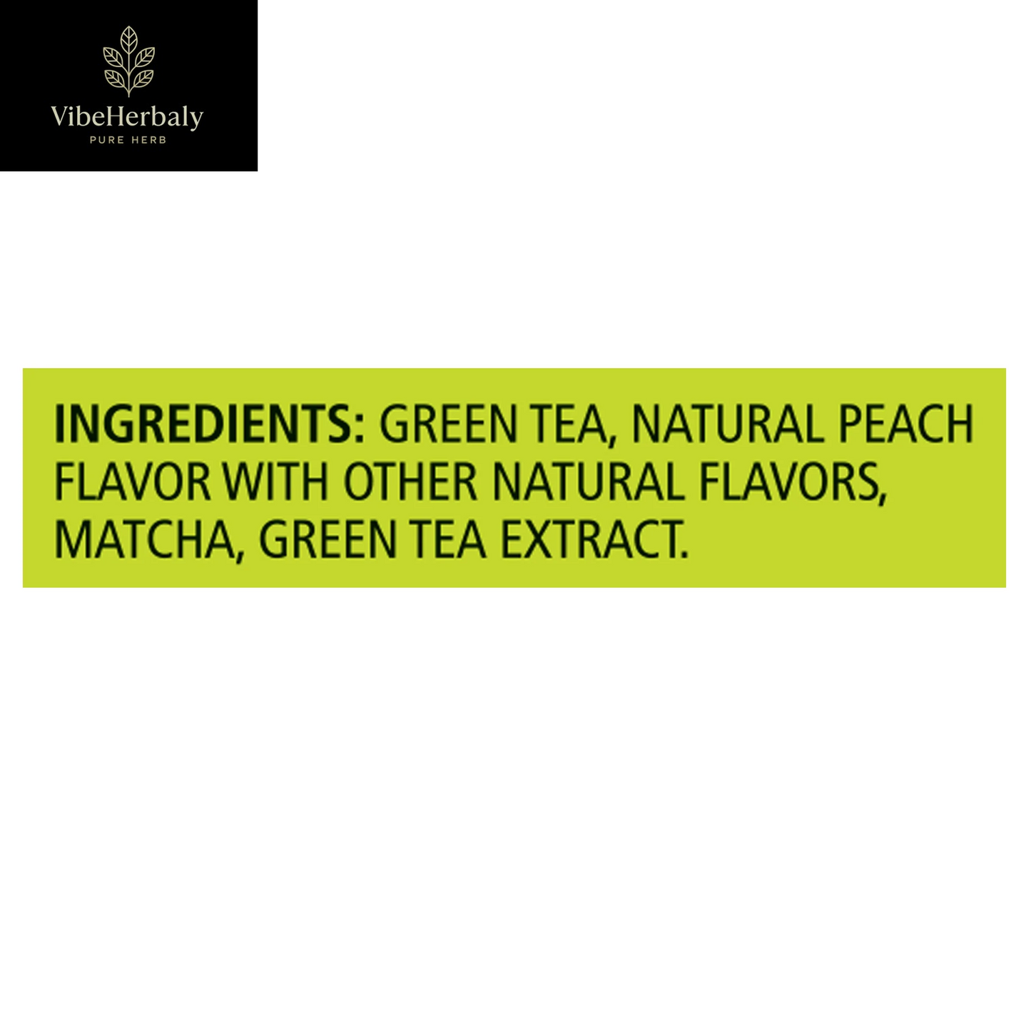 High Caffeine Energy Green Tea Bags (12 Count)