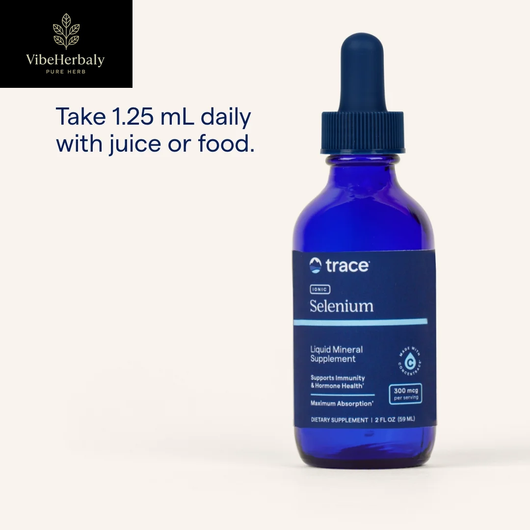 Ionic Selenium 300 Mcg - Liquid Dietary Supplement with Magnesium & Selenium - Mineral Supplement to Support Healthy Immune & Thyroid Function - 2 Fl Oz (About 48 Servings)