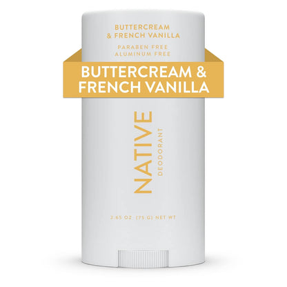 Deodorant Contains Naturally Derived Ingredients, 72 Hour Odor Control | Seasonal Scents for Women and Men, Aluminum Free with Baking Soda, Coconut Oil & Shea Butter | Buttercream & Vanilla