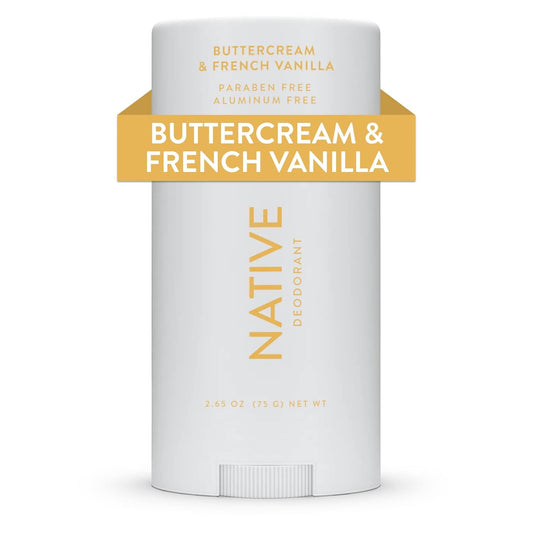 Deodorant Contains Naturally Derived Ingredients, 72 Hour Odor Control | Seasonal Scents for Women and Men, Aluminum Free with Baking Soda, Coconut Oil & Shea Butter | Buttercream & Vanilla