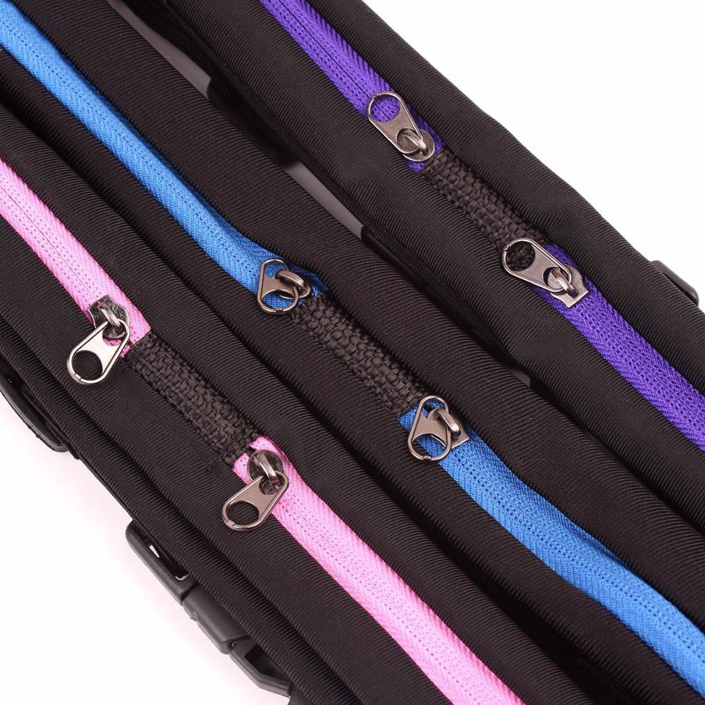 Jupitergear Dual Pocket Running Belt Sports and Travel Fanny Pack for Jogging, Cycling and Outdoors
