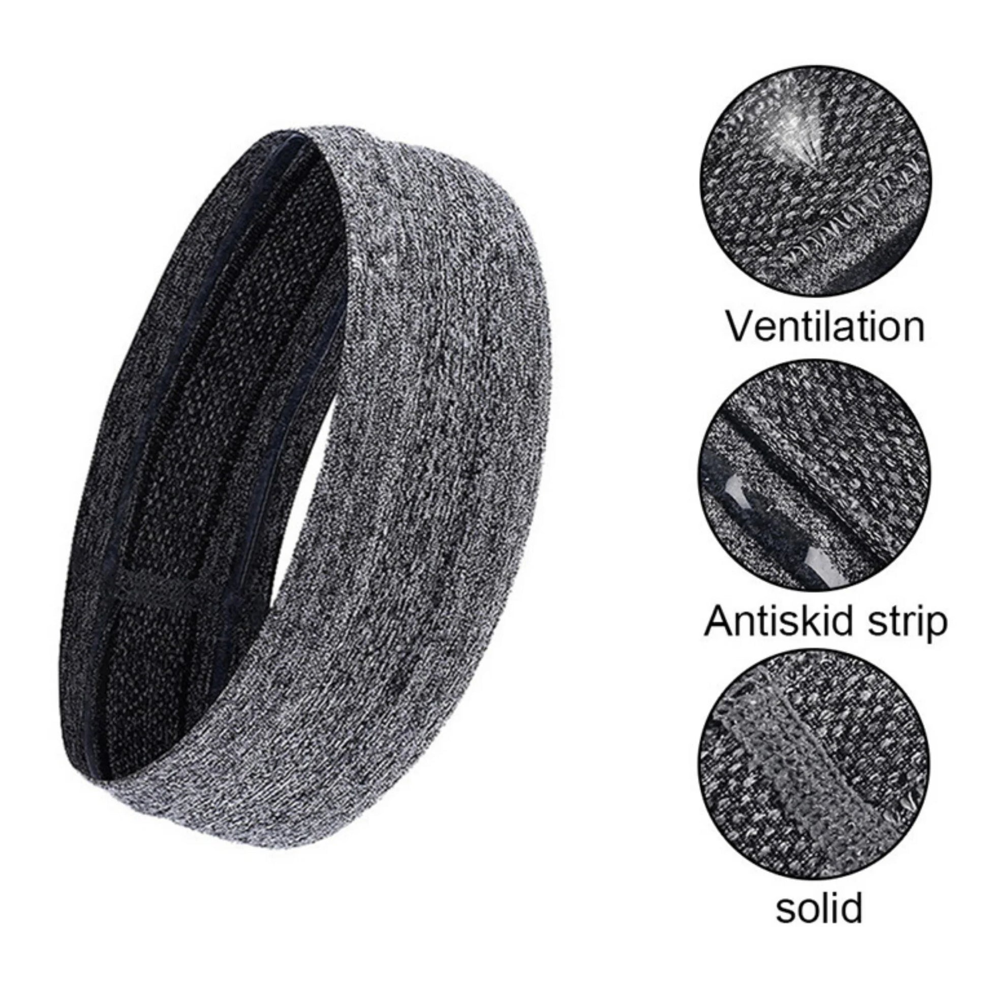 Jupitergear Sport and Fitness Sweat Wicking Fitness Headband for Yoga, Running and Exercise