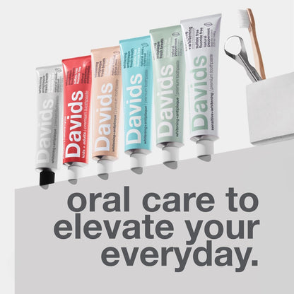 Fluoride Free Toothpaste, Teeth Whitening, Antiplaque, SLS (Sulfate) Free, Promotes Enamel Health, Mouth & Gum Detox, EWG Verified, Peppermint, 5.25Oz