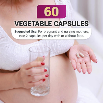 Dr. Berg Natural Prenatal Vitamins for Women (Pregnant & Nursing) - Prenatal Vitamins with Folate, Vitamins, Minerals, Omegas, &11 Powerful Superfoods - Womens Prenatal Multivitamin - 60 Capsules