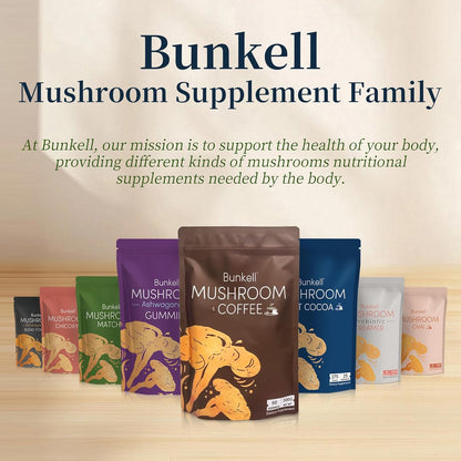 Ashwagandha Mushroom Powder, Adaptogenic 10 Mushrooms Complex W/Ashwagandha - Lion'S Mane, Reishi, Chaga & Maitake - Adaptogens Powder for Energy, Cognitive & Immune Support, 40 Servings