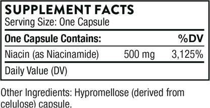 - Niacinamide - 500Mg Niacin - Non-Flushing Form of Vitamin B3 - Support Joint Health, Skin Health & Restful Sleep* - Gluten-Free - 180 Capsules