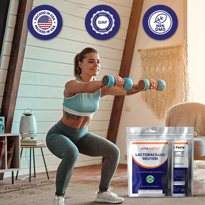 Lactobacillus Reuteri Probiotic Powder - Digestive Health Support - 100 Gram (3.5 OZ) - 100 Servings