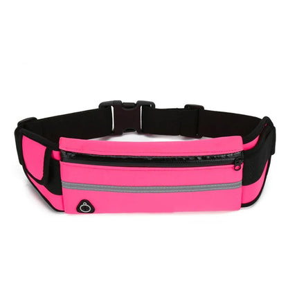 Jupitergear Sports Running Belt and Travel Fanny Pack for Jogging, Cycling and Outdoors with Water Resistant Pockets
