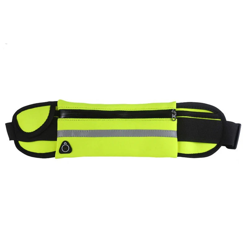 Jupitergear Sports Running Belt and Travel Fanny Pack for Jogging, Cycling and Outdoors with Water Resistant Pockets