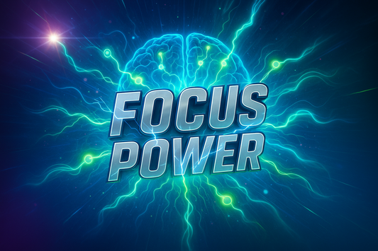 Can you create me a picture for Focus Power that is vibrant, explosive, eye-catching, sale sale-boosting? Something that will draw in the compulsive shopper and make them want to click on it and buy.