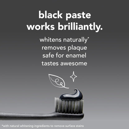 Activated Charcoal Toothpaste, Fluoride Free with Activated Charcoal, Teeth Whitening Toothpaste with Fresh Mint and Coconut Oil, No SLS, Vegan, Gluten Free, 3 Pack, 4 OZ Tubes
