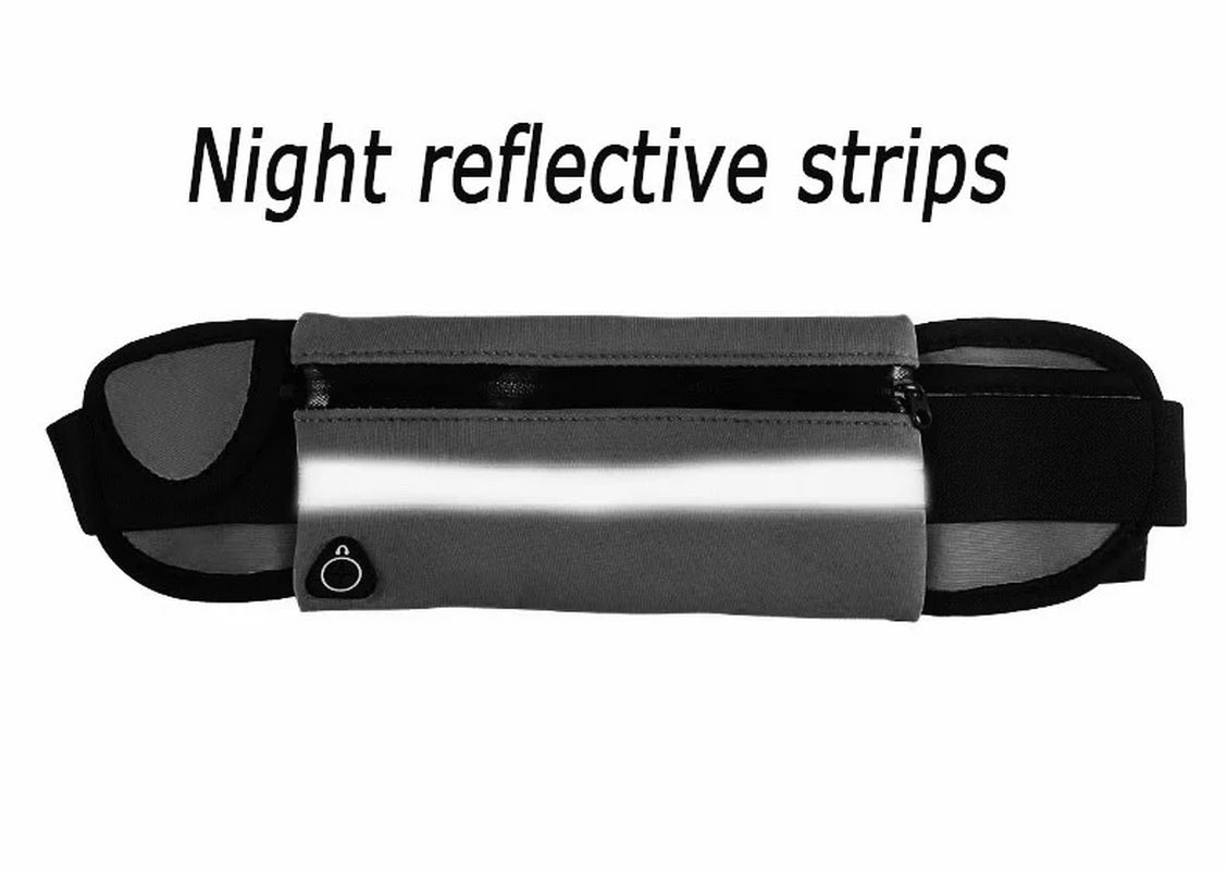 Jupitergear Sports Running Belt and Travel Fanny Pack for Jogging, Cycling and Outdoors with Water Resistant Pockets