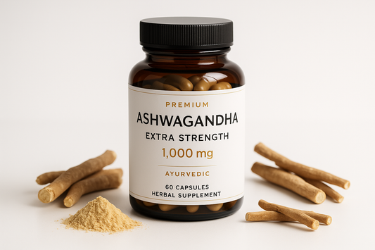 For my herbal shopify store, I really need to boost sales. I need customer trust. I need repeat customers. I need an image for each herb that will draw in customers of all types. The compulsive buyers, the TikTok buyers, the upscale buyers, older generation, younger generation, the cheap buyers, the wealthy buyers, upper class buyers. For the herb, Ashwagandha Extra Strength 1,000mg per Ayurvedic in capsule form