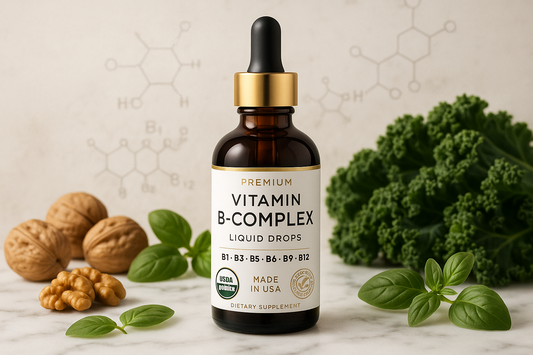 Organic Vitamin B-Complex - Liquid Drops - Nutra Harmony