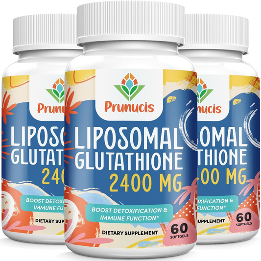 3-Pack 2400Mg Liposomal Glutathione - Glutathione Supplement (180 SOFTGELS)