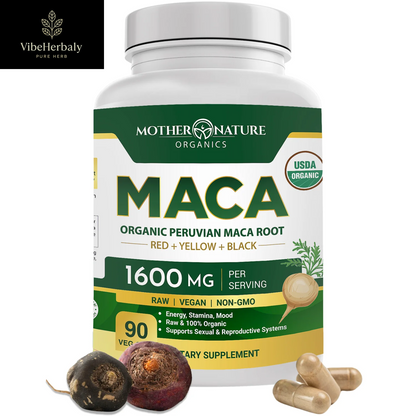 USDA Organic Maca Capsules 90 Count