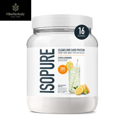 Clear Low Carb 100% Whey Protein Isolate Powder, Watermelon Lime, 20G Protein, about 16 Servings
