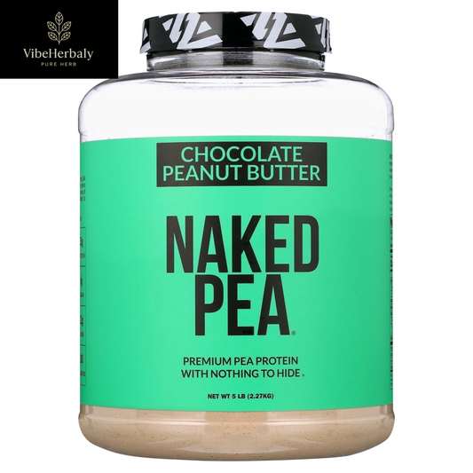 Naked Pea - Chocolate Peanut Butter Pea Protein, Only Six Ingredients, Gluten Free Vegan Protein, 5LB